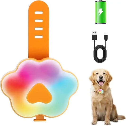 Lekereise LED Dog Collar Light – USB-C Rechargeable, 6 Modes, Waterproof Silicone Safety Collar for Night Walking, Running & Camping Tiktokshopblackfriday